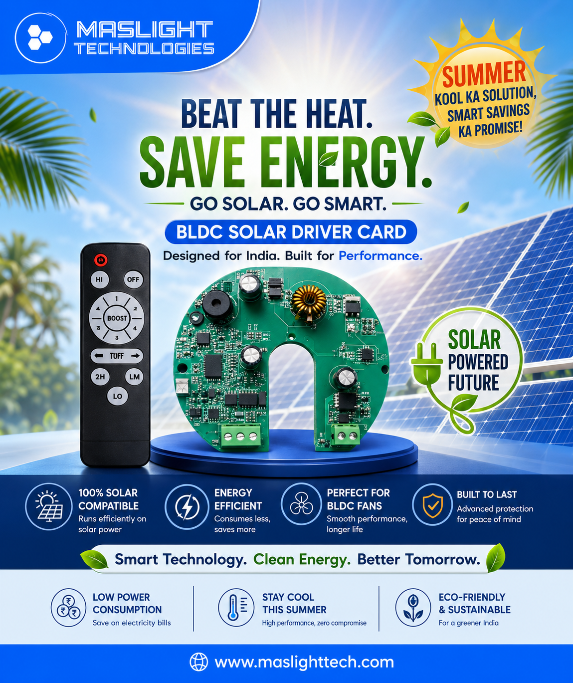 BLDC Solar Driver Card